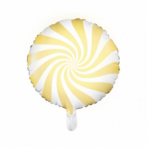 Balão Foil 45cm Candy Amarelo