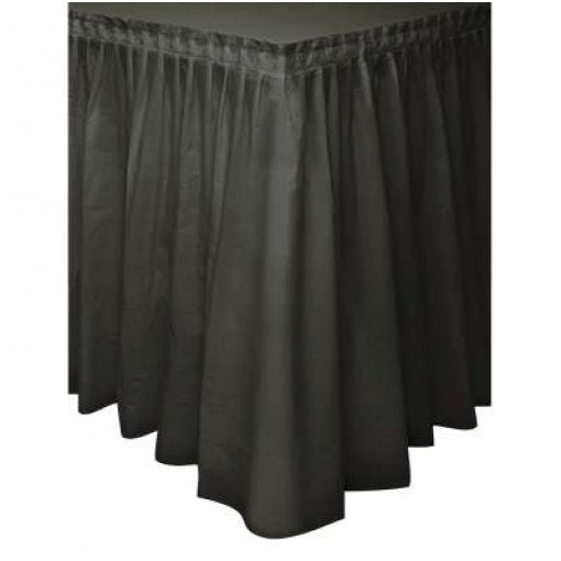 Saia de mesa Preto 74cm x 4,27m