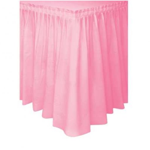 Saia de mesa Rosa Claro 74cm x 4,27m
