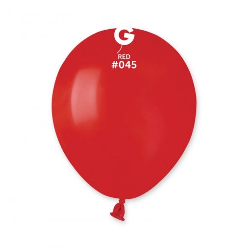 100 Balões latex 5'' (12cm) cor Red #045