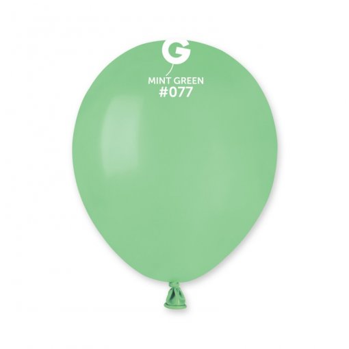 100 Balões latex 5'' (12cm) cor Mint Green #077