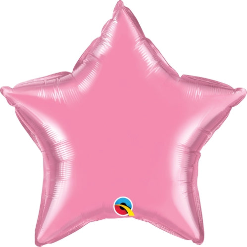 20" ESTRELAS QX FOIL ROSA SIMPLES