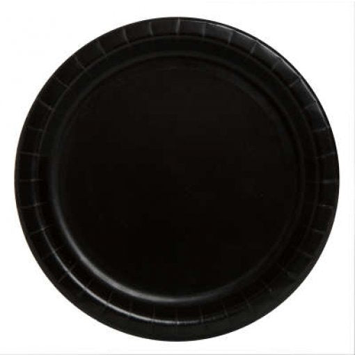 8 Pratos 23cm EU Preto