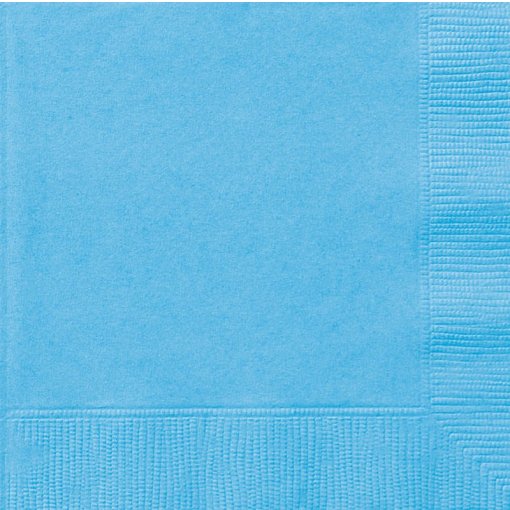 20 Guardanapos 33cm Azul Claro