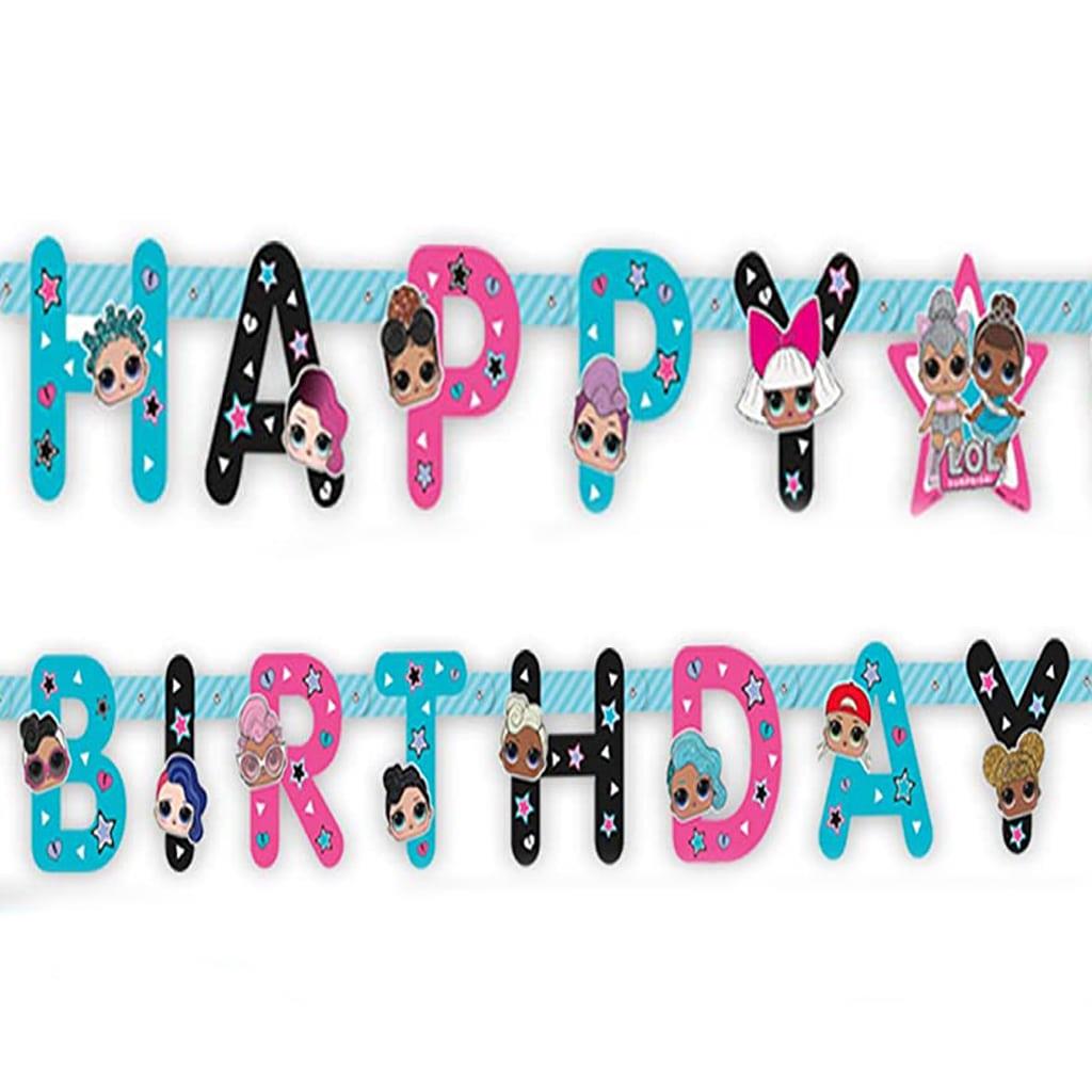 Grinalda 1,82m Happy Birthday LOL Surprise