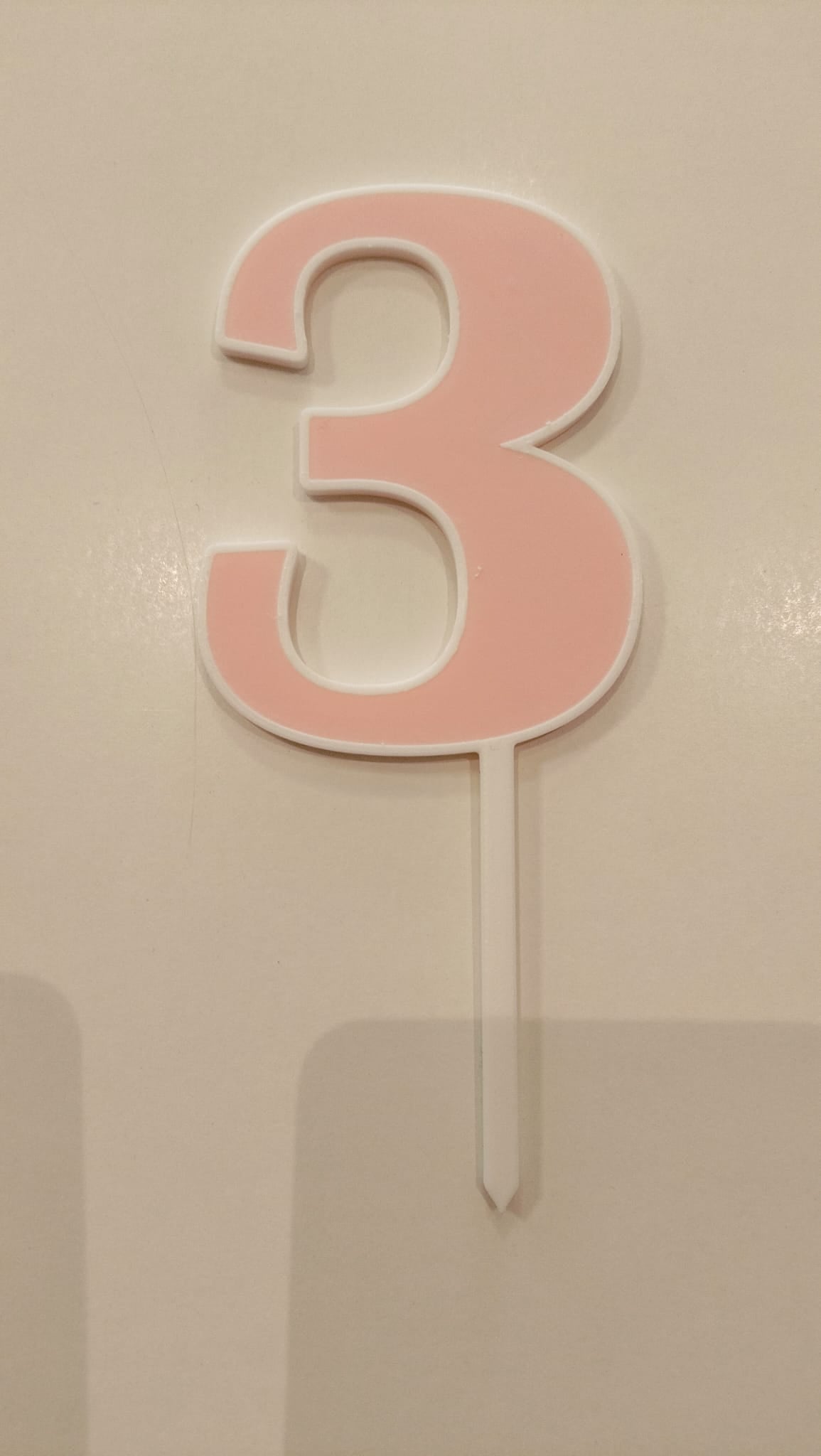 Topper Nº 3 - 9cm
