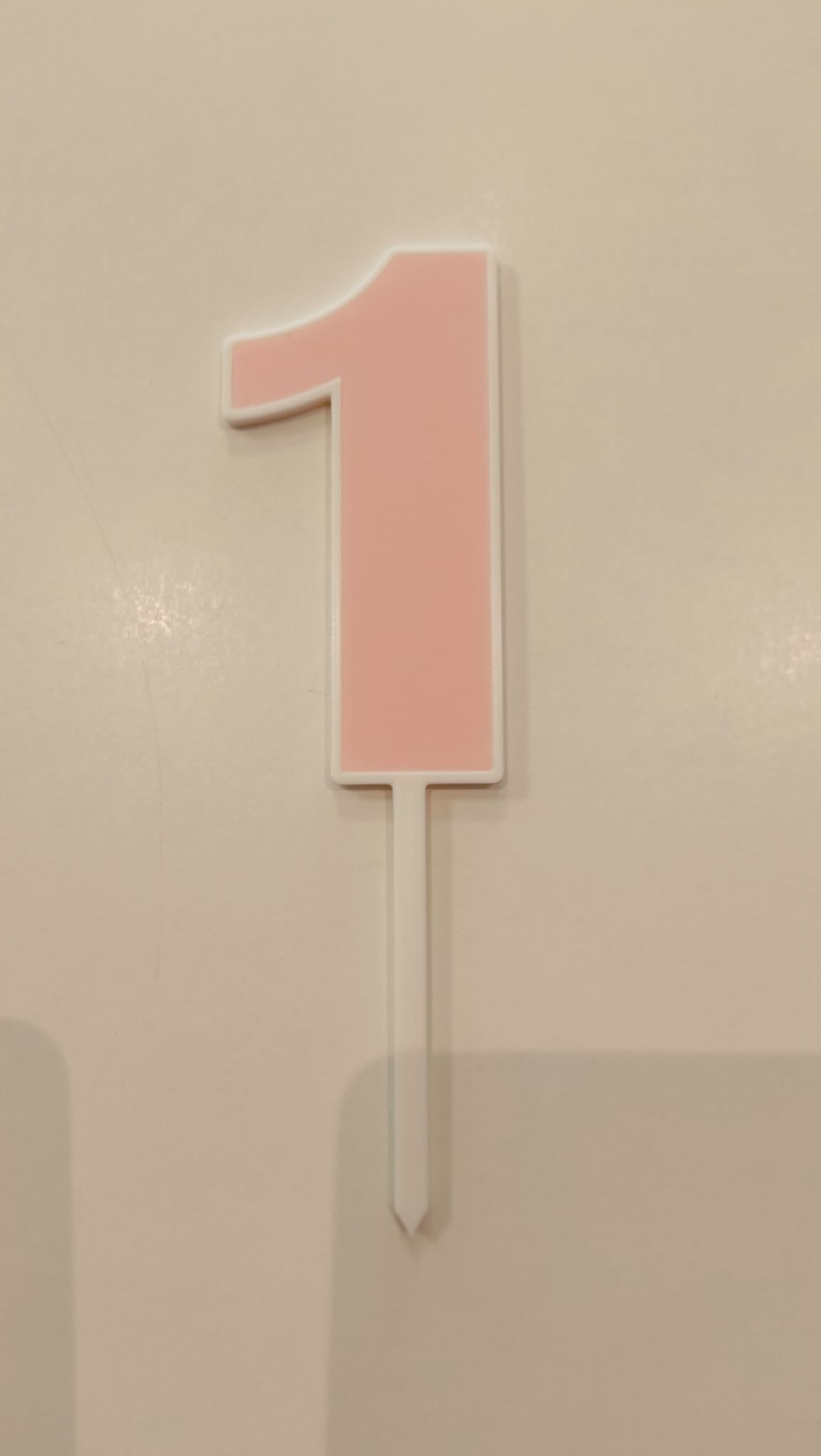 Topper Numeros nº1 - 9cm