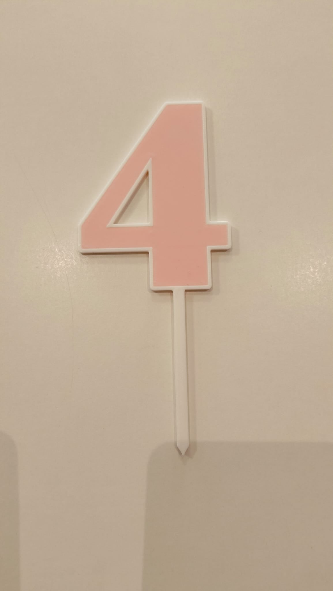 Topper Nº 4 - 9cm