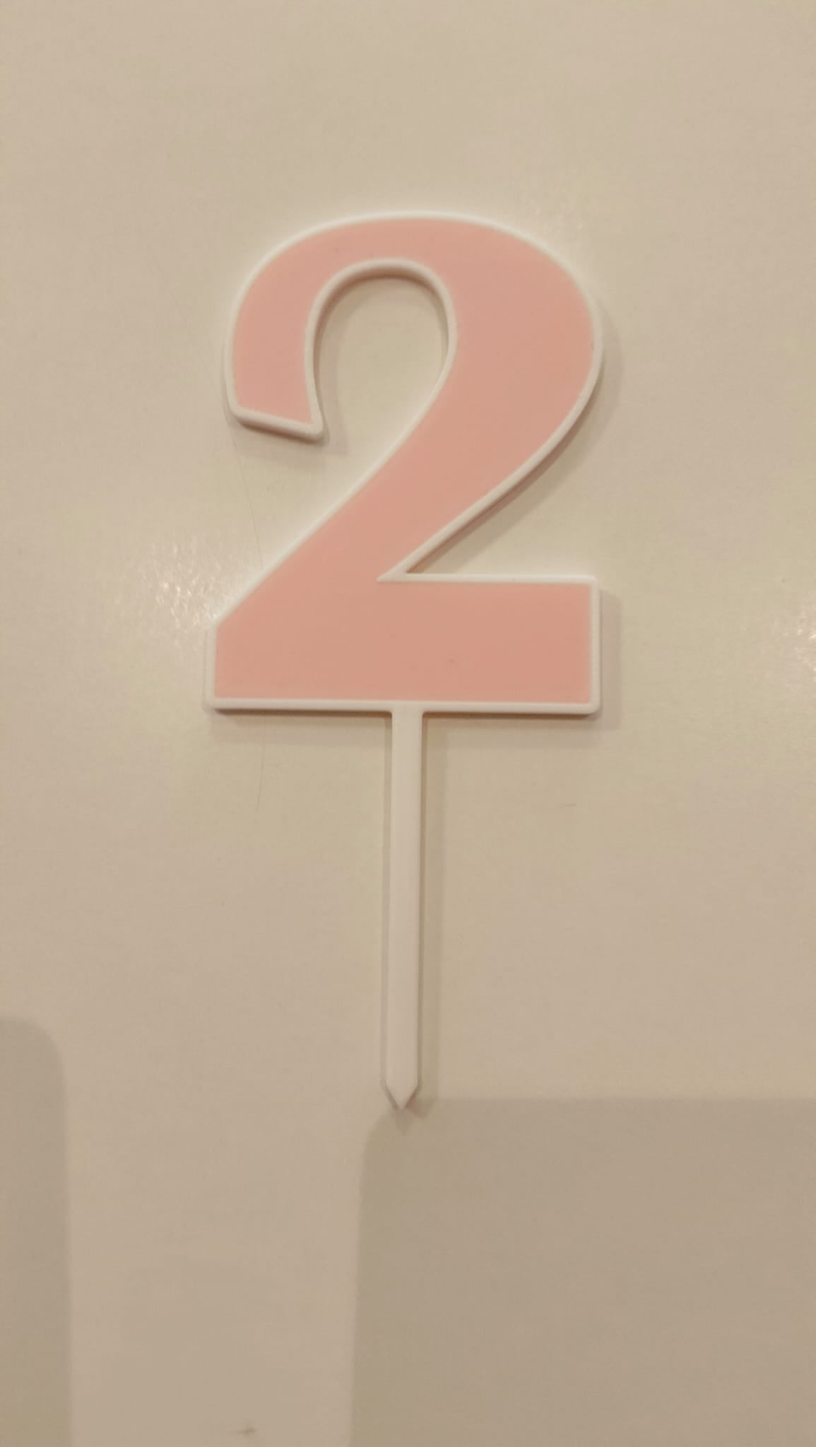 Topper Nº 2 - 9cm