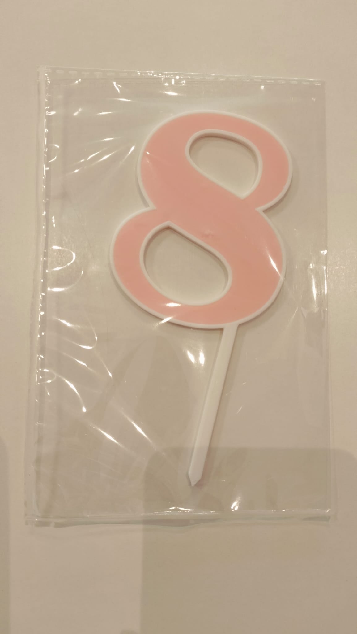 Topper Nº 8 - 9cm