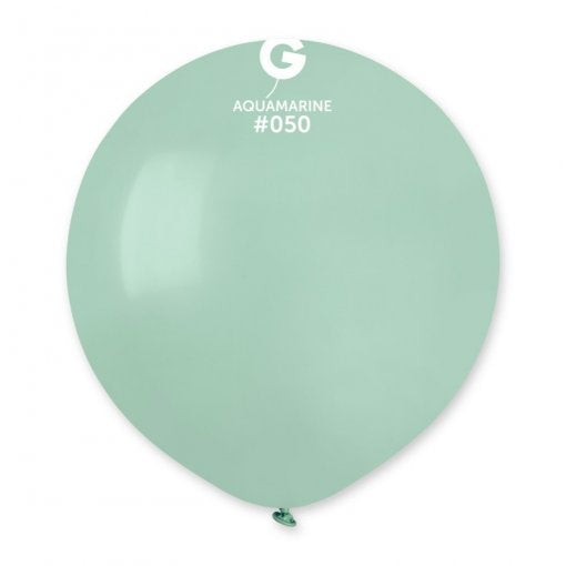 25 Balões latex 19'' (48cm) cor Aquamarine #050