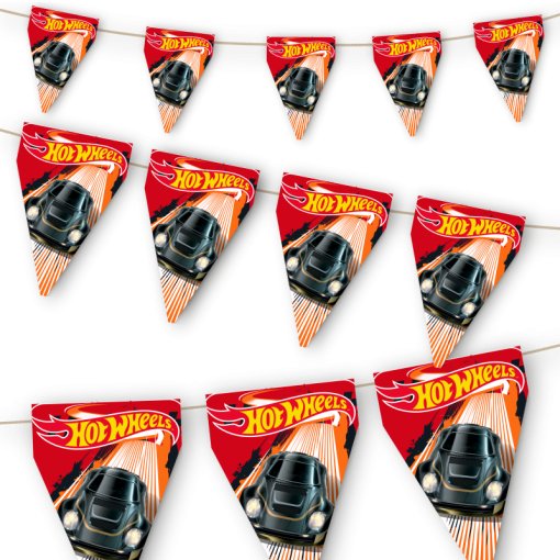 Bandeiras Triângulo 3m Hot Wheels