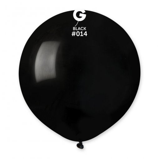 25 Balões latex 19'' (48cm) cor Black #014