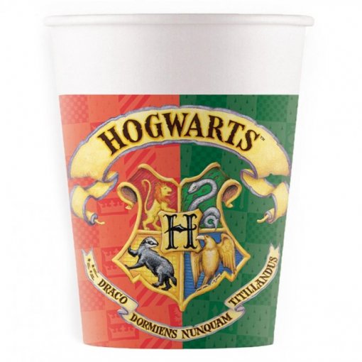 8 Copos 200ml Harry Potter