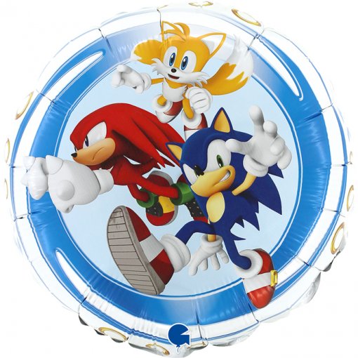 Balão Foil 46cm Sonic The Hedgehog