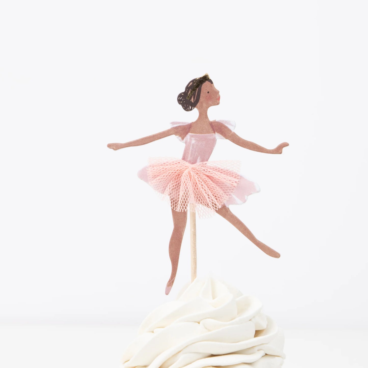 Kit de cupcake bailarina (x 24 toppers)