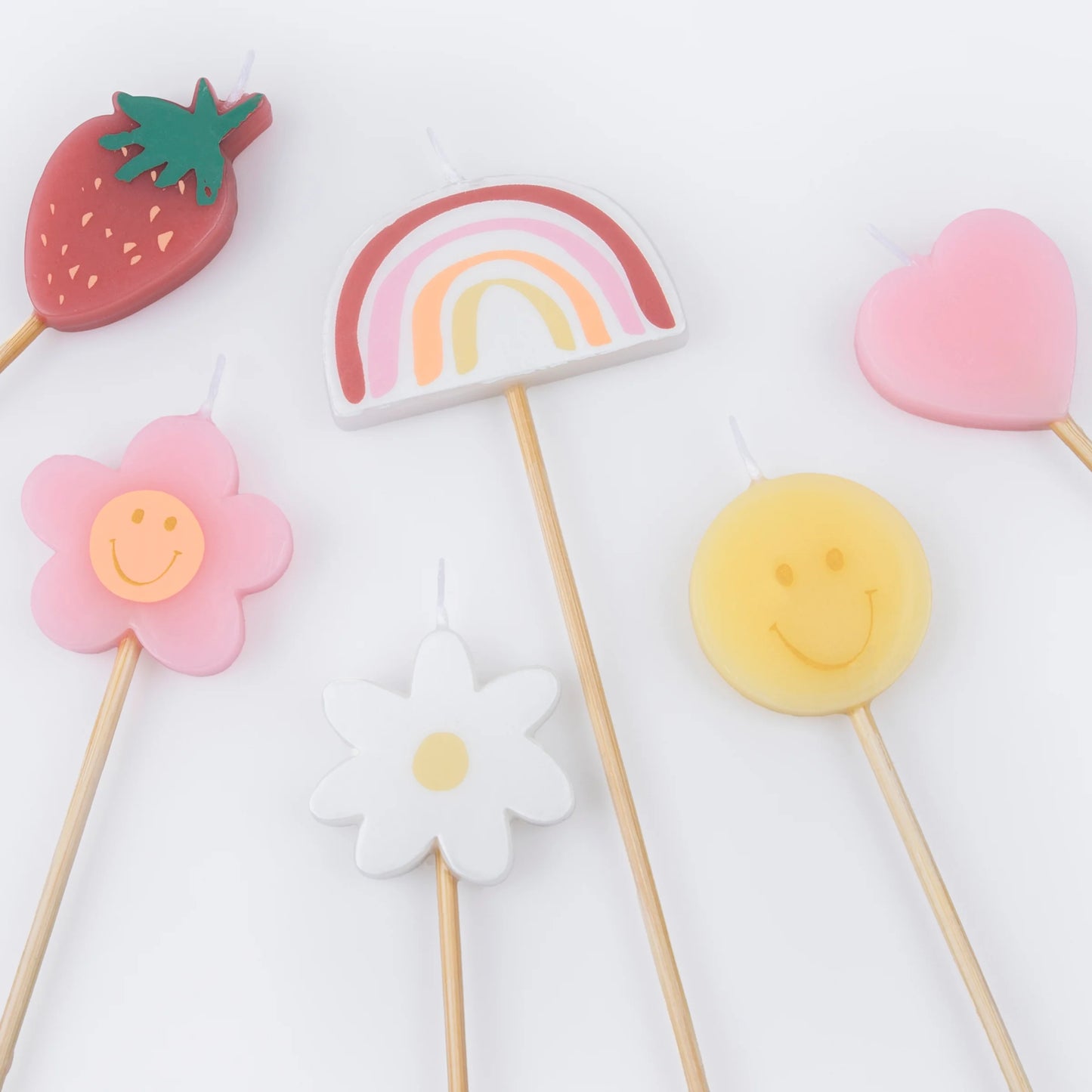6 Velas Happy Icons