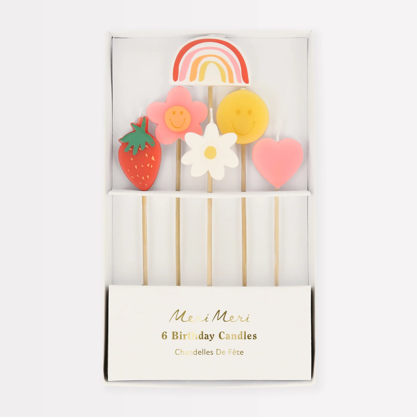6 Velas Happy Icons