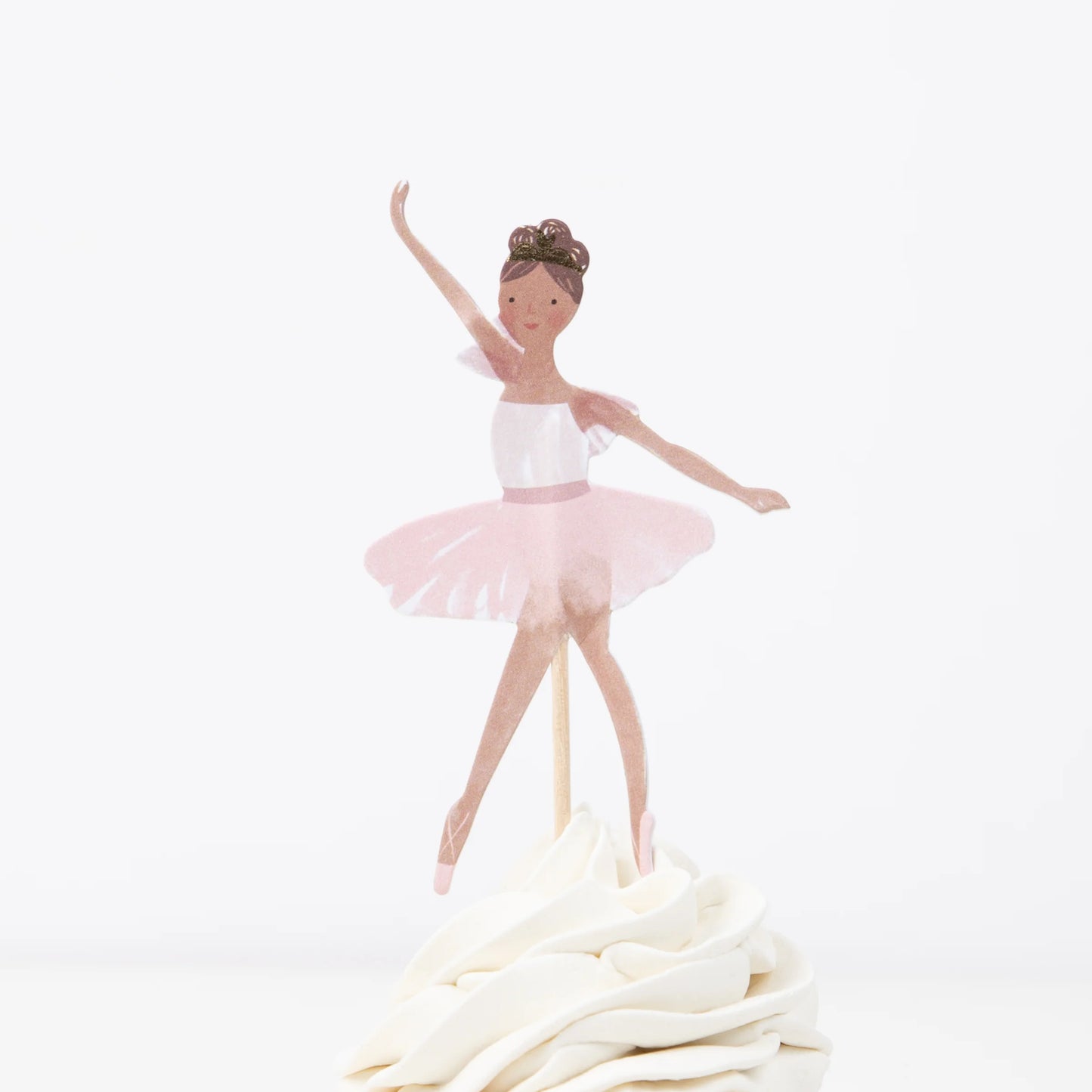 Kit de cupcake bailarina (x 24 toppers)