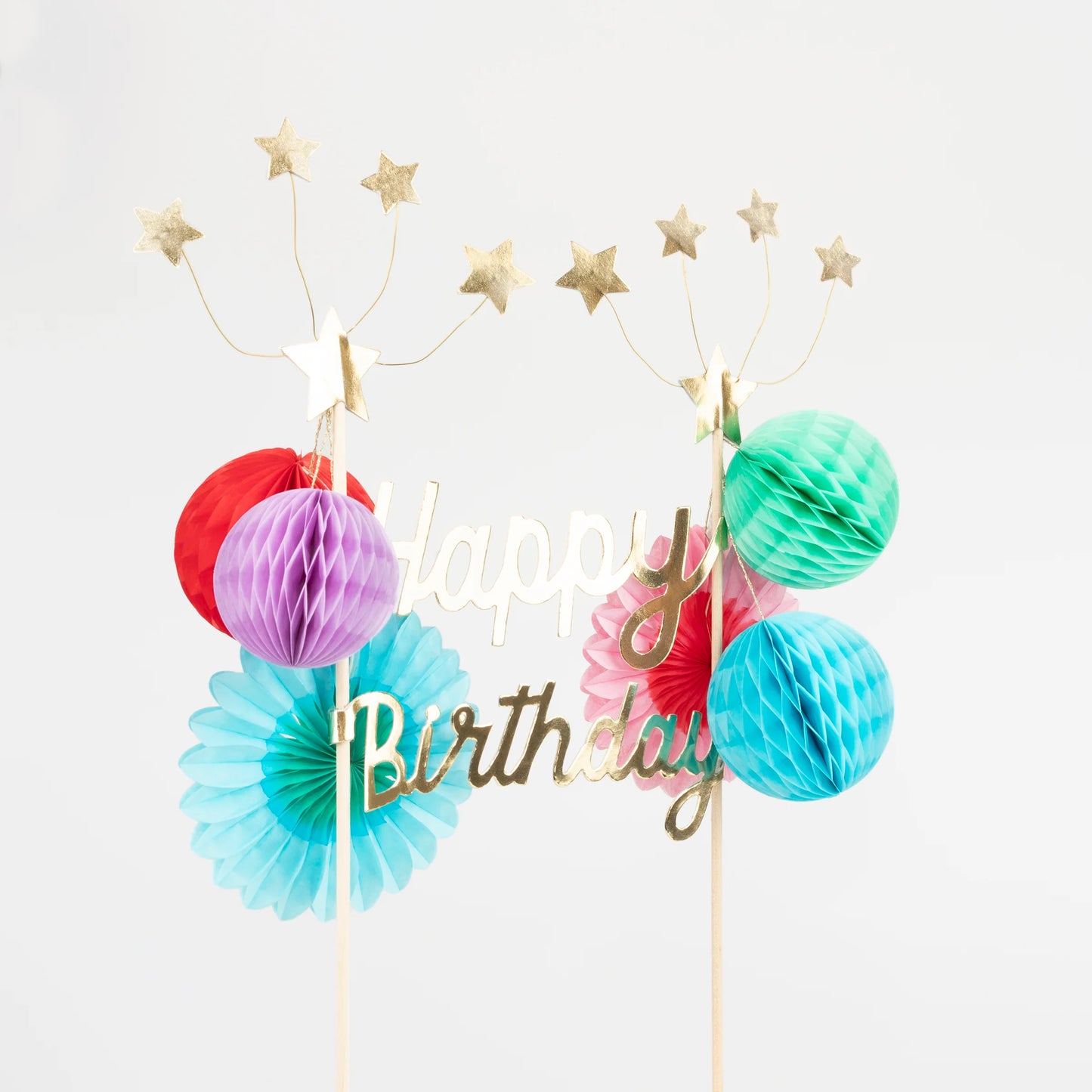 Topo de Bolo Happy Birthday