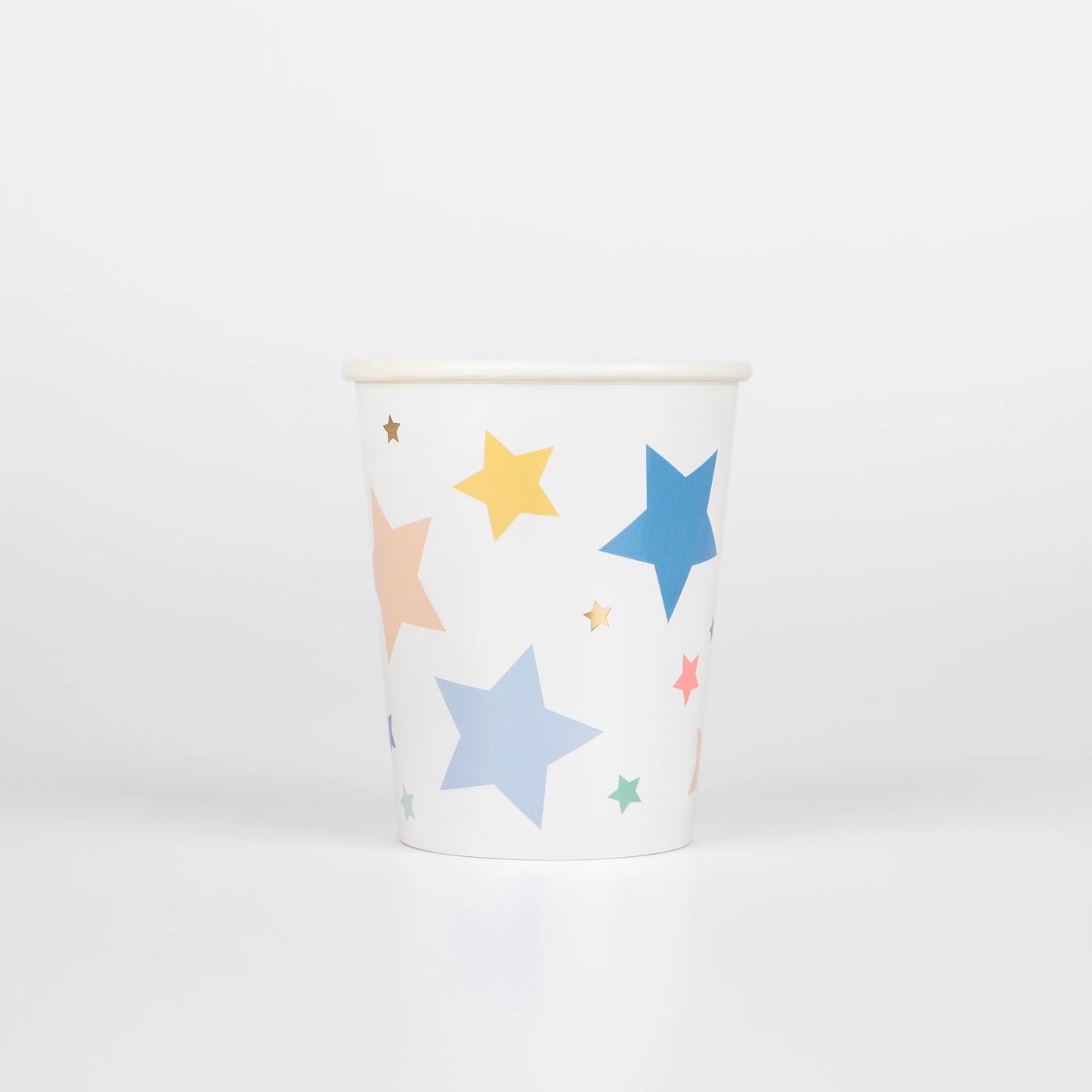 Copos Feliz aniversário estrelas (x 8)