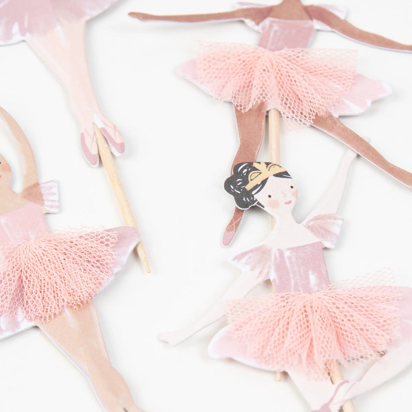 Kit de cupcake bailarina (x 24 toppers)