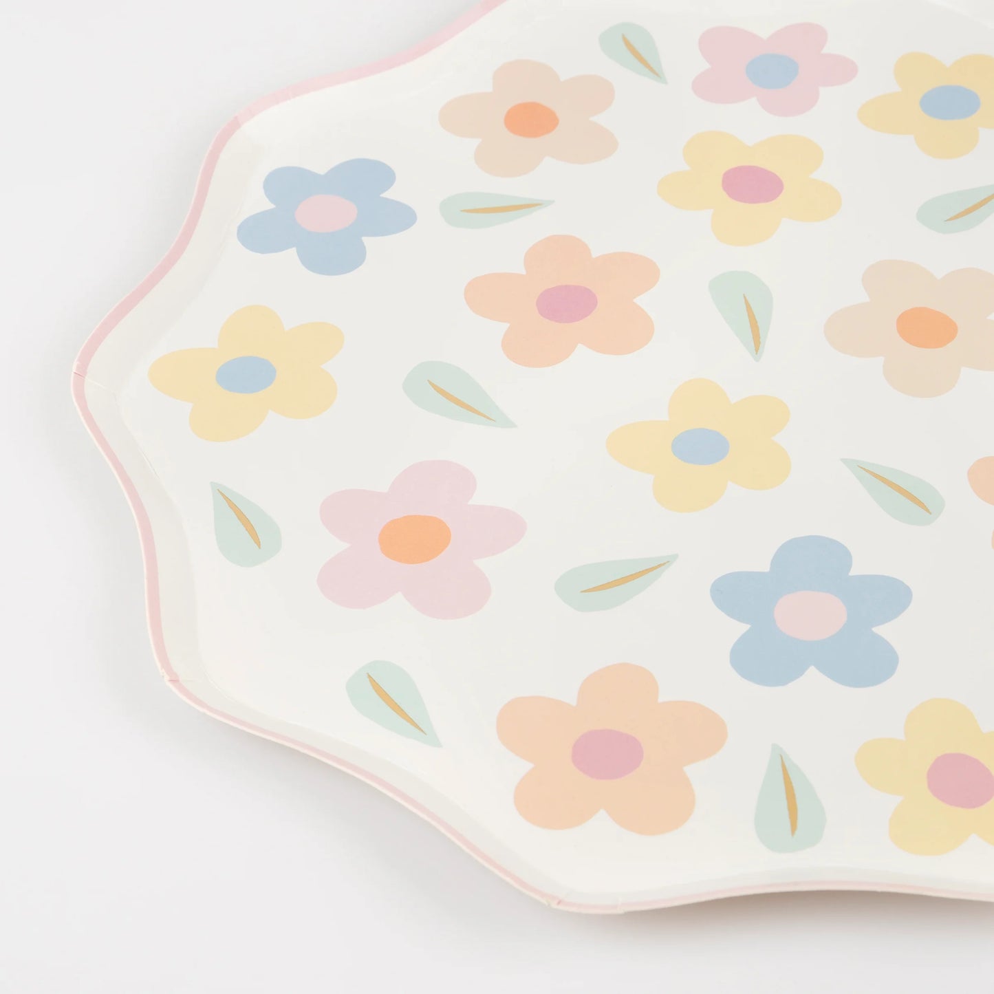 8 pratos de jantar Happy Flowers