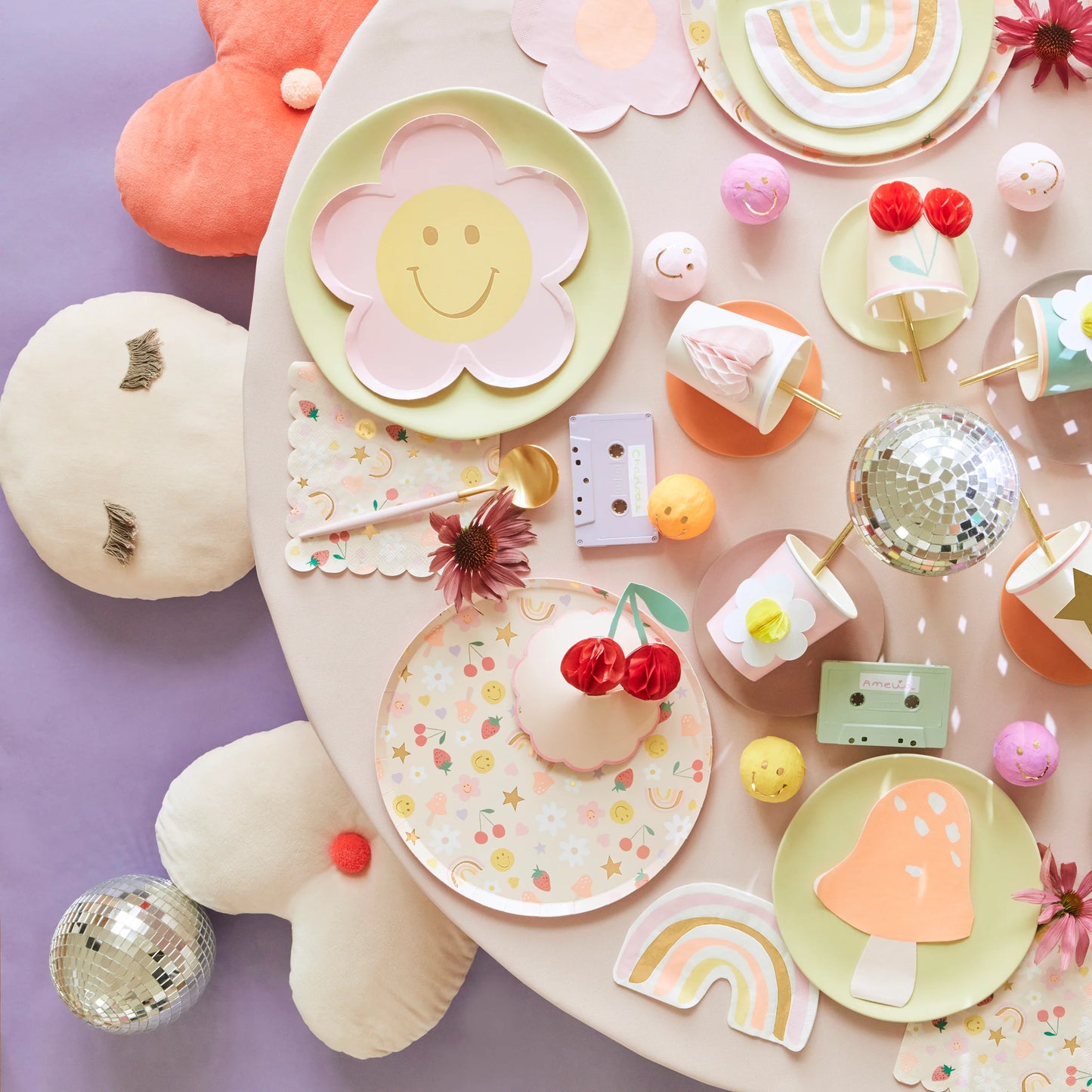 16 Guardanapos em formas Happy Icons