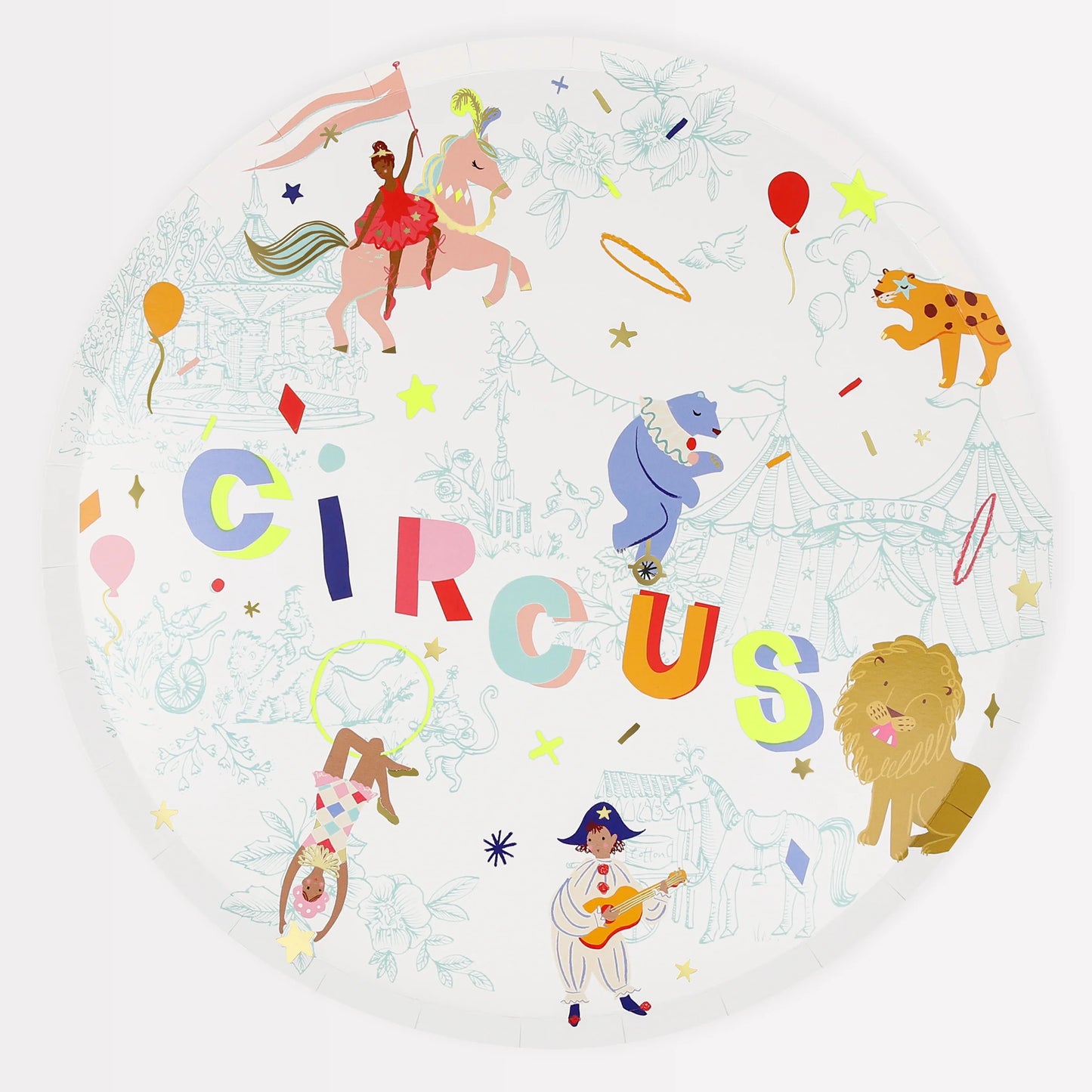 Pratos de Jantar Circo (x 8)