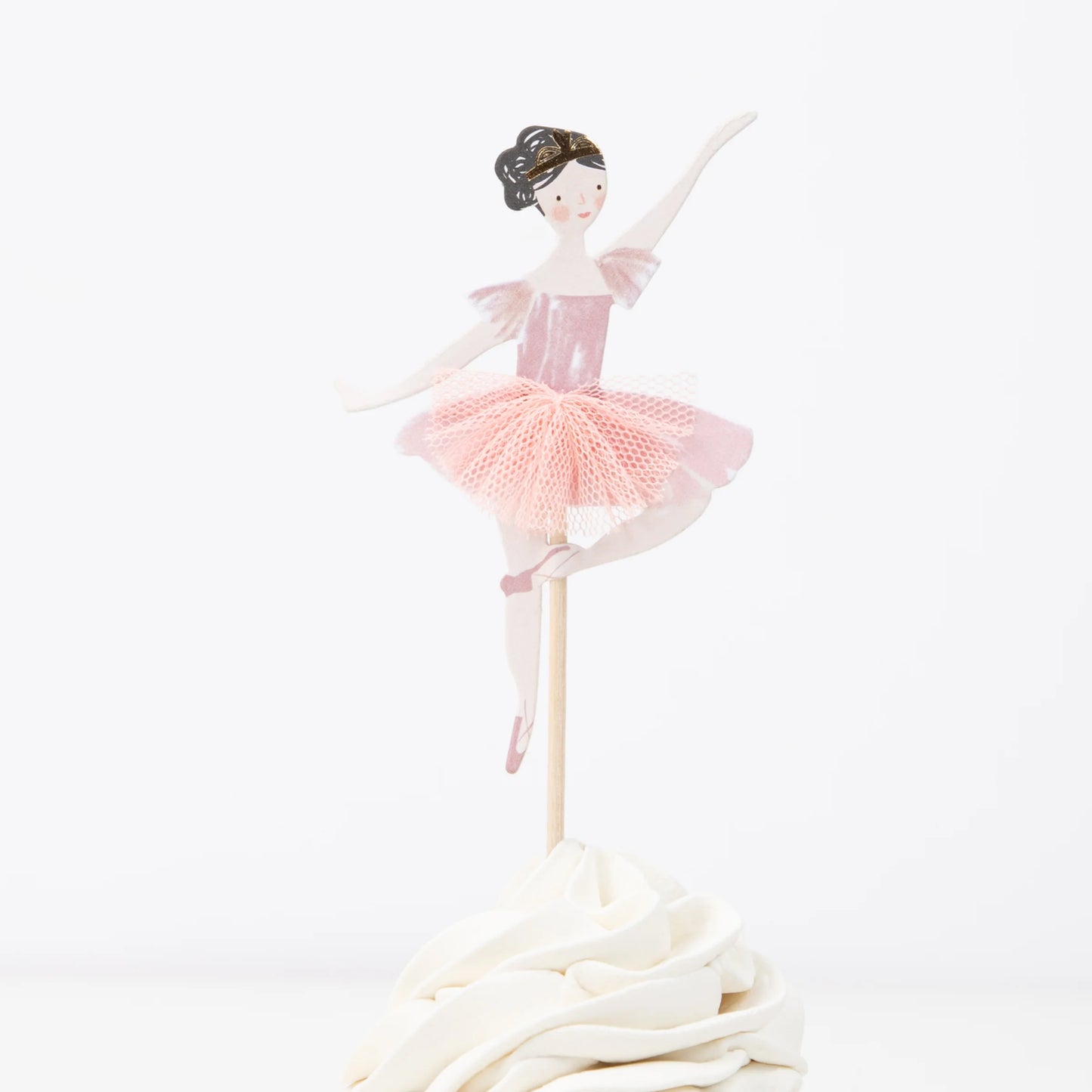 Kit de cupcake bailarina (x 24 toppers)