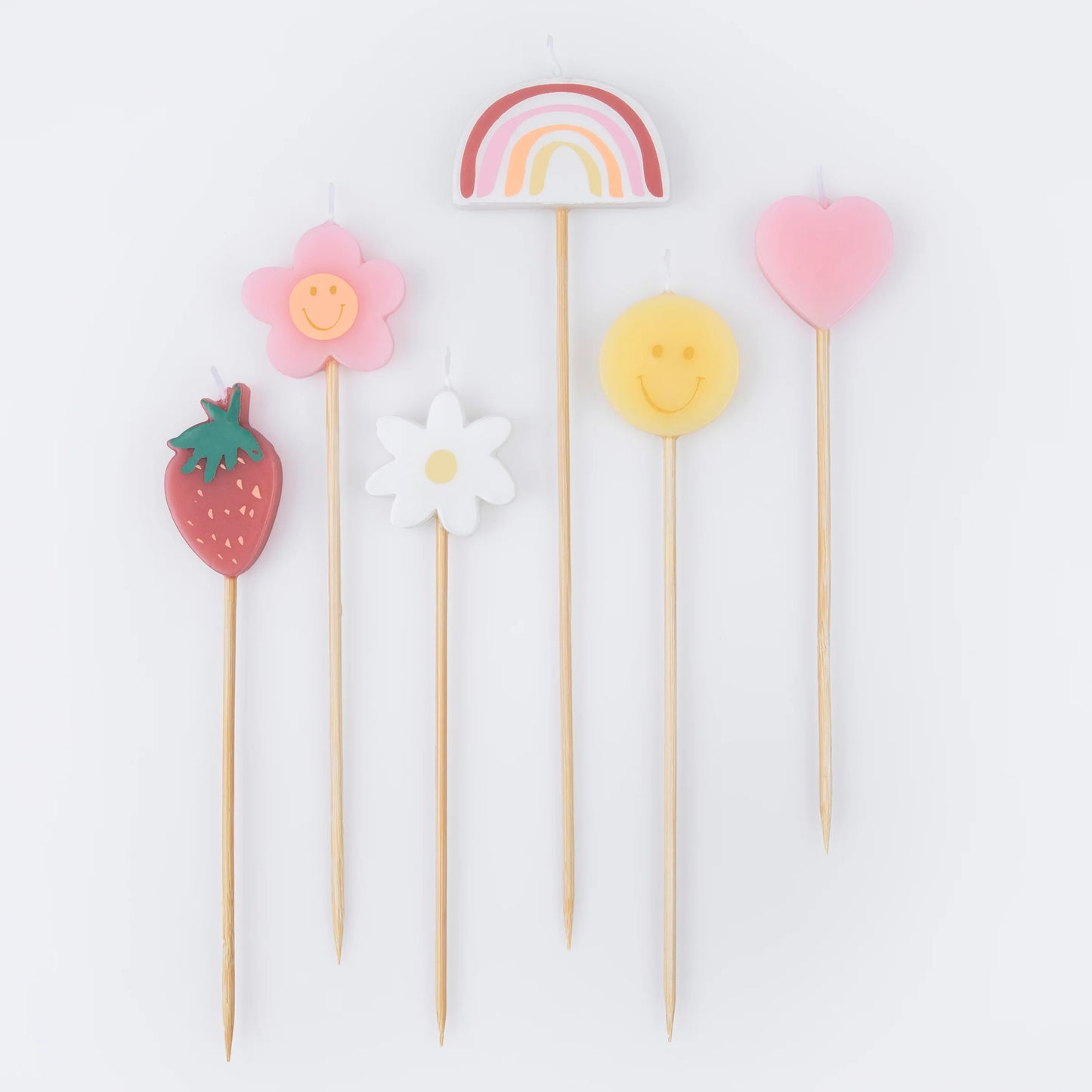 6 Velas Happy Icons