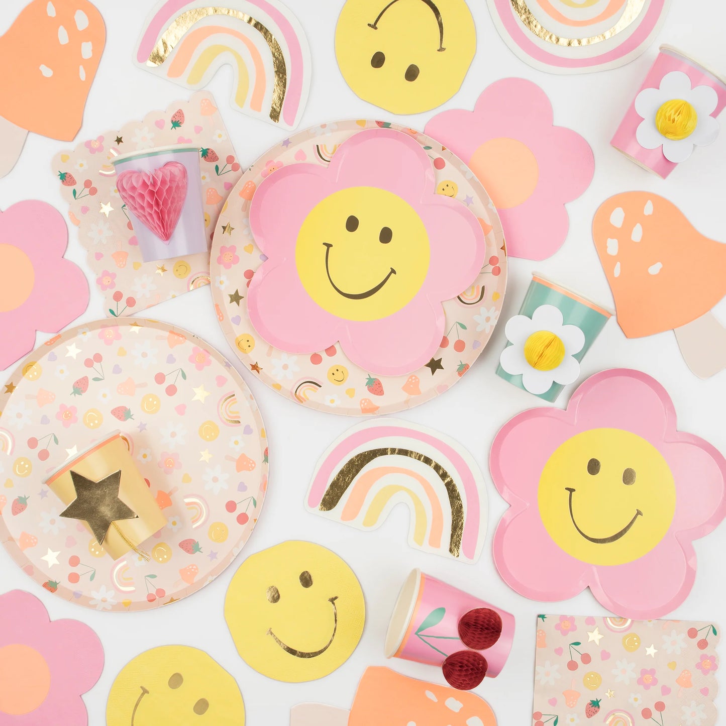 16 Guardanapos em formas Happy Icons