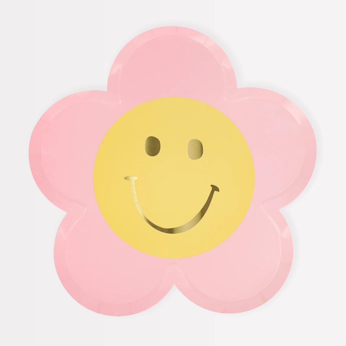8x Pratos Happy Icons Flower