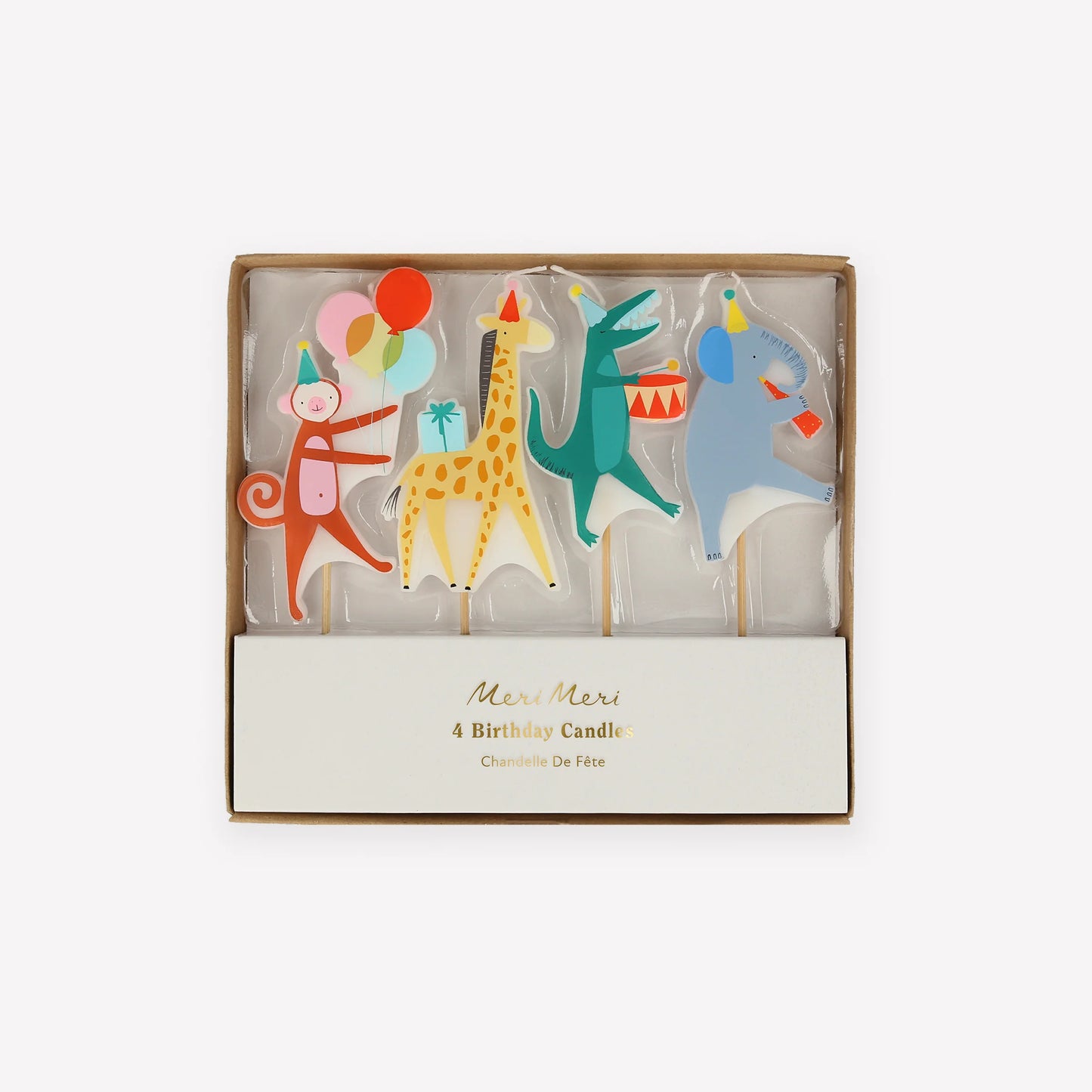 4 Velas Animal Parade