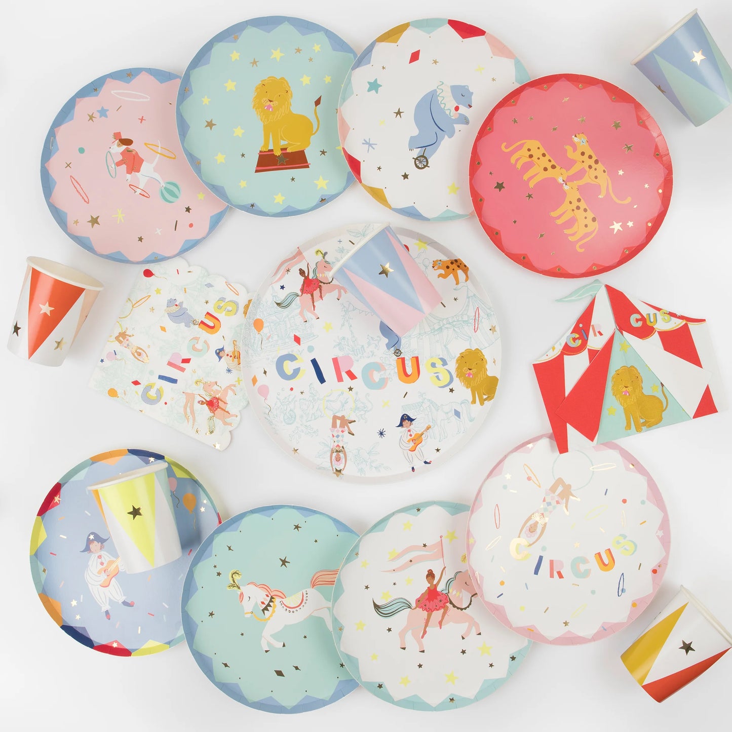 Pratos de Jantar Circo (x 8)