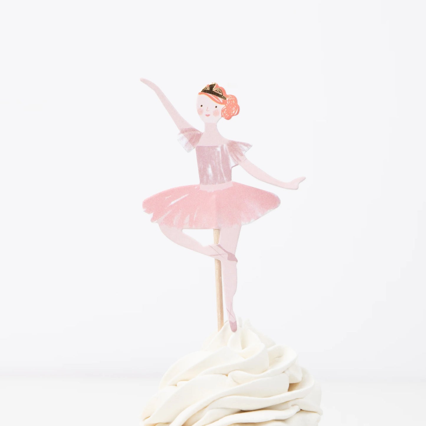 Kit de cupcake bailarina (x 24 toppers)