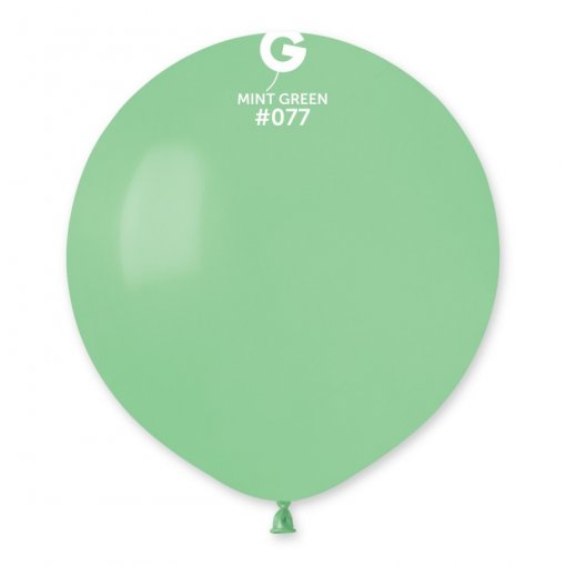 25 Balões latex 19'' (48cm) cor Mint Green #077