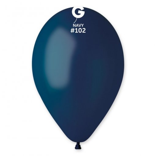 100 Balões latex 12'' (30cm) cor Navy #102