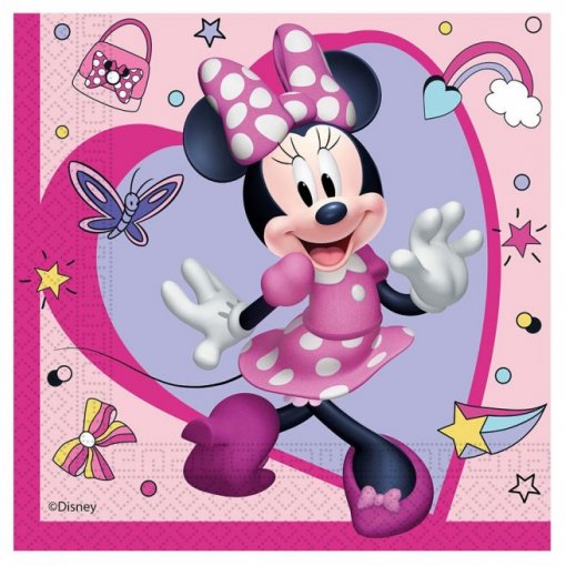 20 Guardanapos 33cm Minnie Junior