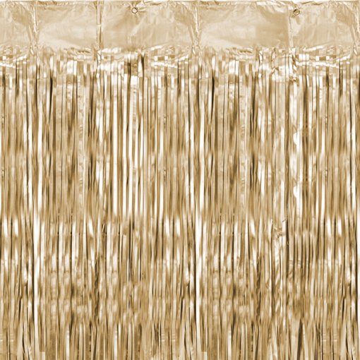 Cortina 90x250cm Dourado