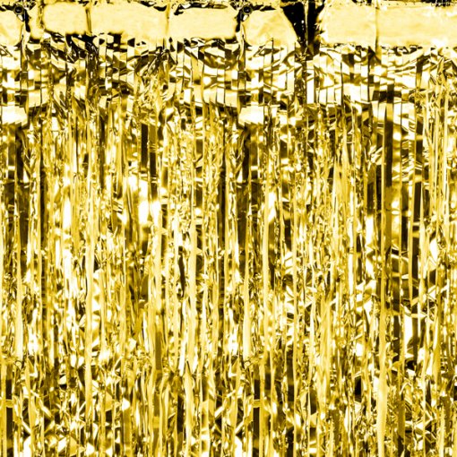 Cortina 0,9x2,5m Dourado