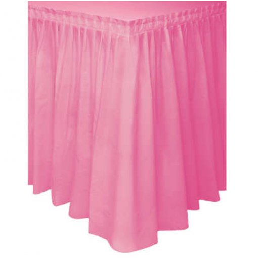 Saia de mesa Rosa Choque 74cm x 4,27m