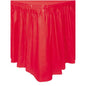 Saia de mesa Vermelho 74cm x 4,27m