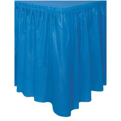 Saia de mesa Azul Médio 74cm x 4,27m