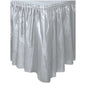 Saia de mesa Prateado 74cm x 4,27m