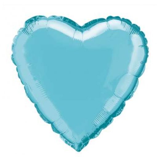 Balão Foil Coração 18'' Azul Claro