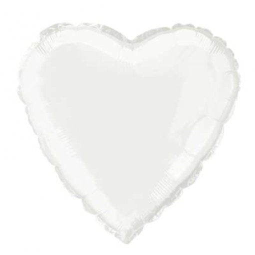 Balão Foil Coração 18'' Branco
