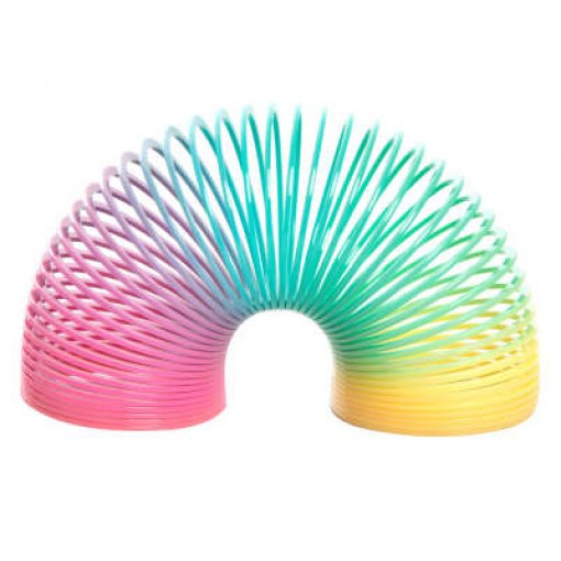 8 Brinquedo Molas Redondas (Round Springs) Colorido