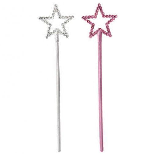 8 Varinhas Estrela Princesas Rosa