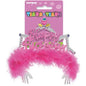 Tiara 'Happy Birthday' Pluma Rosa